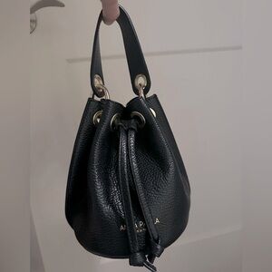 Anna Paola handbag Leather Black